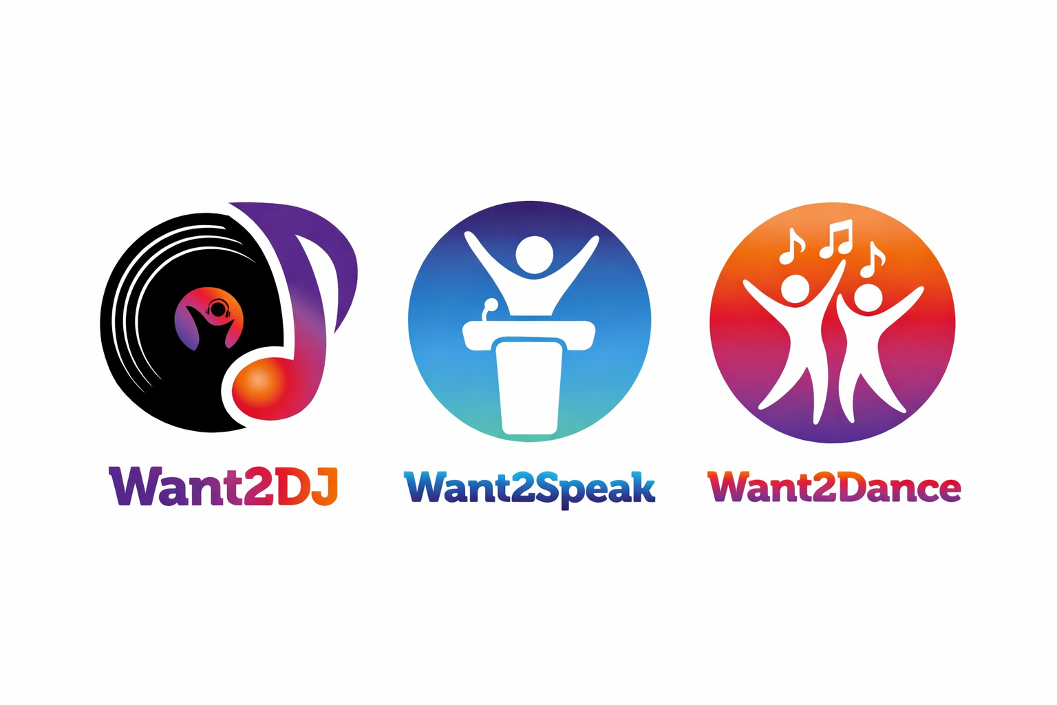 Want2DJ Want2Speak Want2Dance